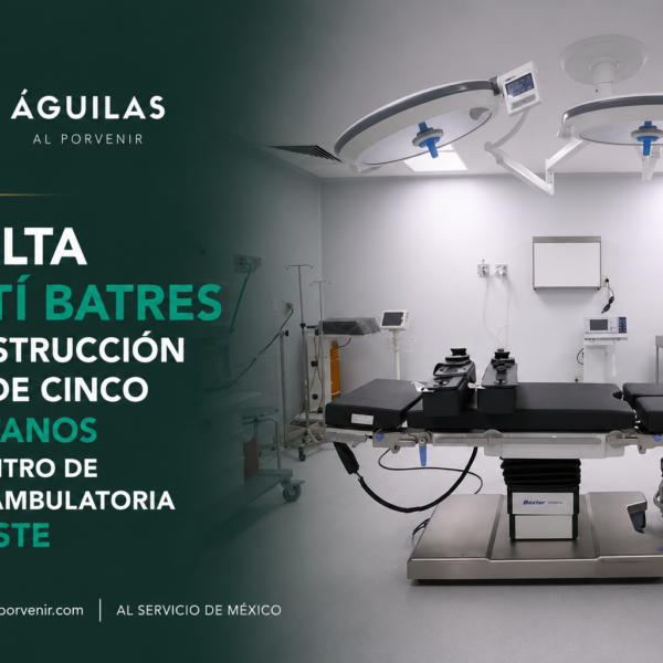 Resalta Martí Batres reconstrucción total de cinco quirófanos en el Centro de Cirugía Ambulatoria del ISSSTE