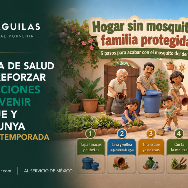 Secretaría de Salud llama a reforzar cinco acciones para prevenir el dengue y chikungunya durante la temporada de lluvias