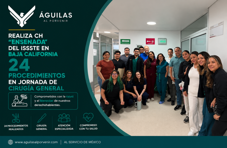 Realiza CH “Ensenada” del ISSSTE en Baja California 24 procedimientos en Jornada de Cirugía General