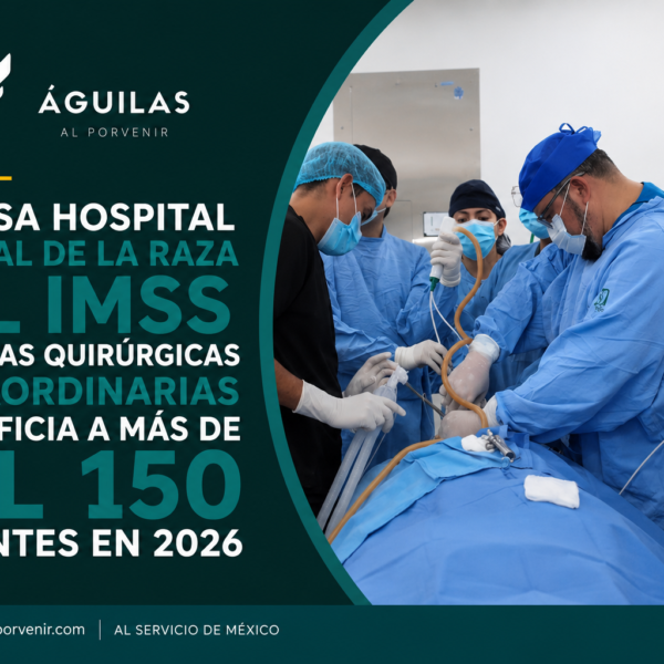 Impulsa Hospital General de La Raza del IMSS jornadas quirúrgicas extraordinarias y beneficia a más de mil 150 pacientes en 2026