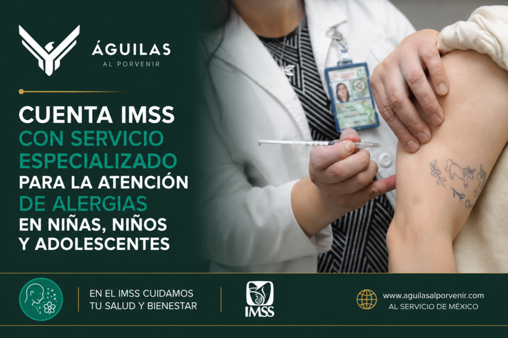 Cuenta IMSS con servicio especializado para la atención de alergias en niñas, niños y adolescentes