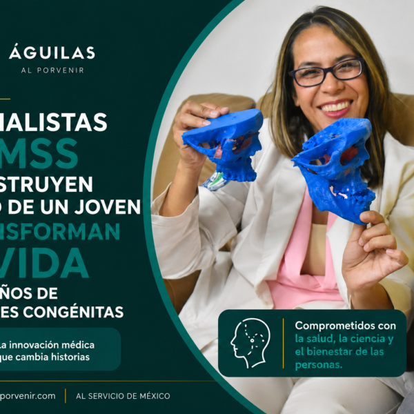Especialistas del IMSS reconstruyen rostro de un joven y transforman su vida tras 25 años de afecciones congénitas
