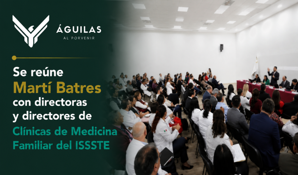 Se reúne Martí Batres con directoras y directores de Clínicas de Medicina Familiar del ISSSTE