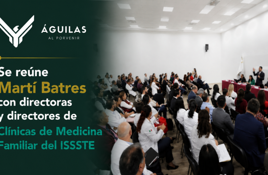 Se reúne Martí Batres con directoras y directores de Clínicas de Medicina Familiar del ISSSTE