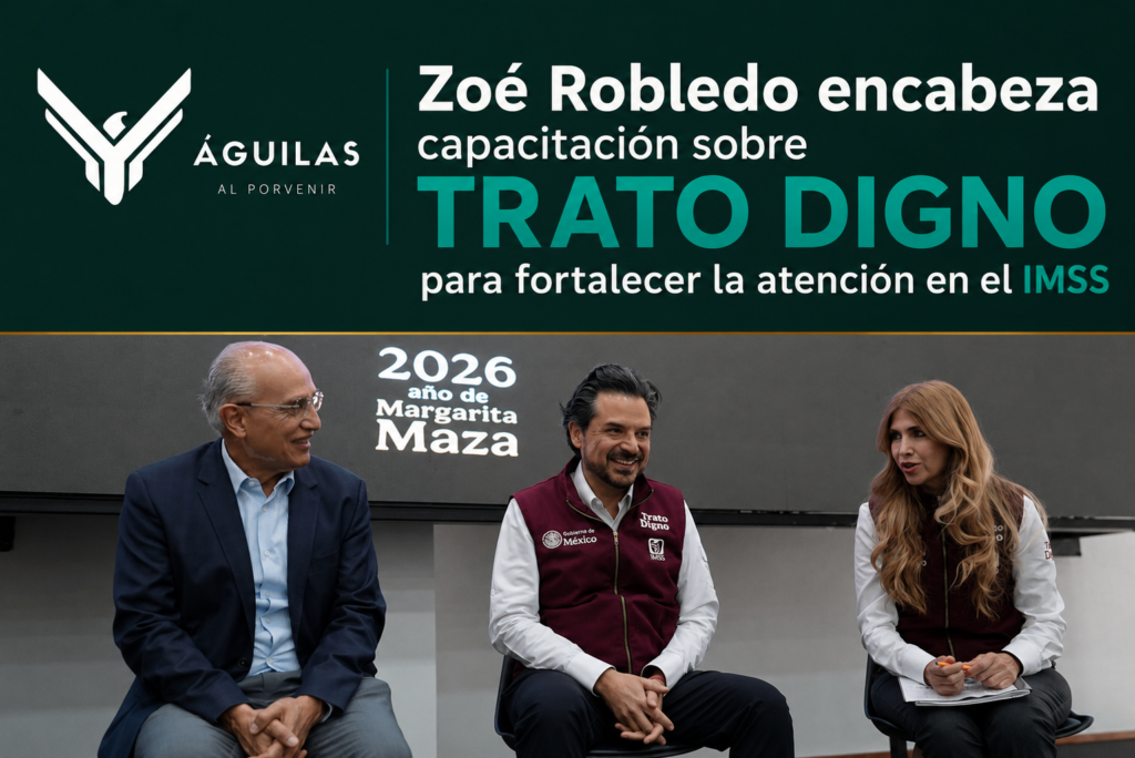Zoé Robledo encabeza capacitación sobre Trato Digno para fortalecer la atención en el IMSS