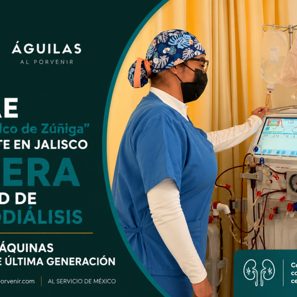 HRAE “Tlajomulco de Zúñiga” del ISSSTE en Jalisco opera unidad de hemodiálisis con 48 máquinas de última generación