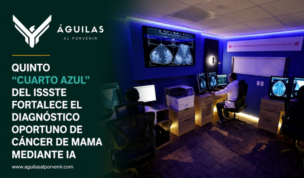 Quinto “cuarto azul” del ISSSTE fortalece el diagnóstico oportuno de cáncer de mama mediante IA