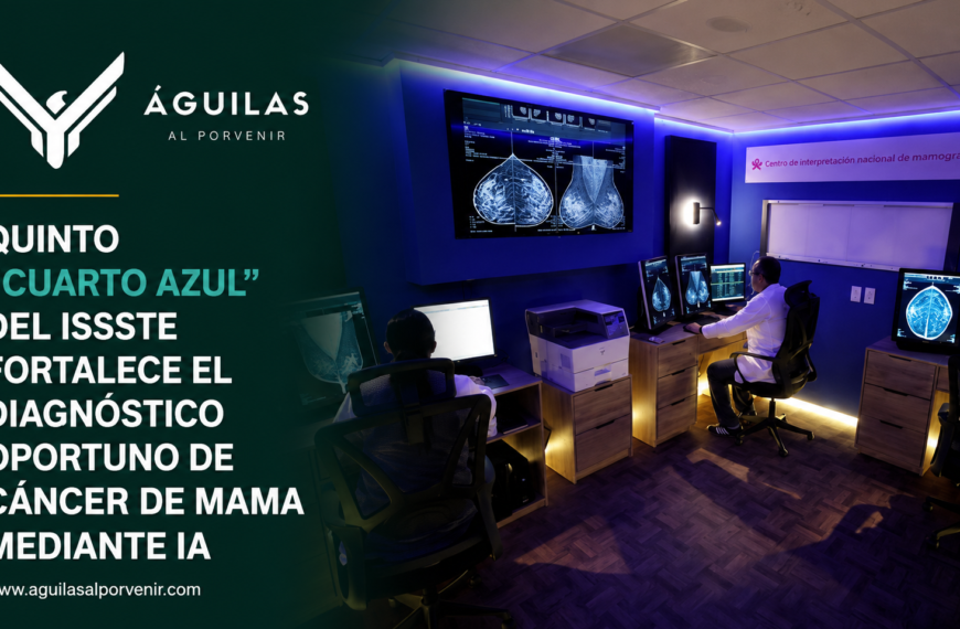 Quinto “cuarto azul” del ISSSTE fortalece el diagnóstico oportuno de cáncer de mama mediante IA