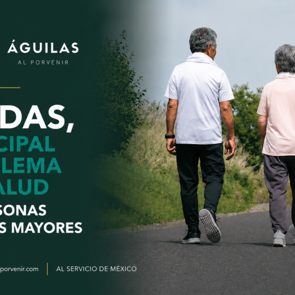 Caídas, principal problema de salud en personas adultas mayores