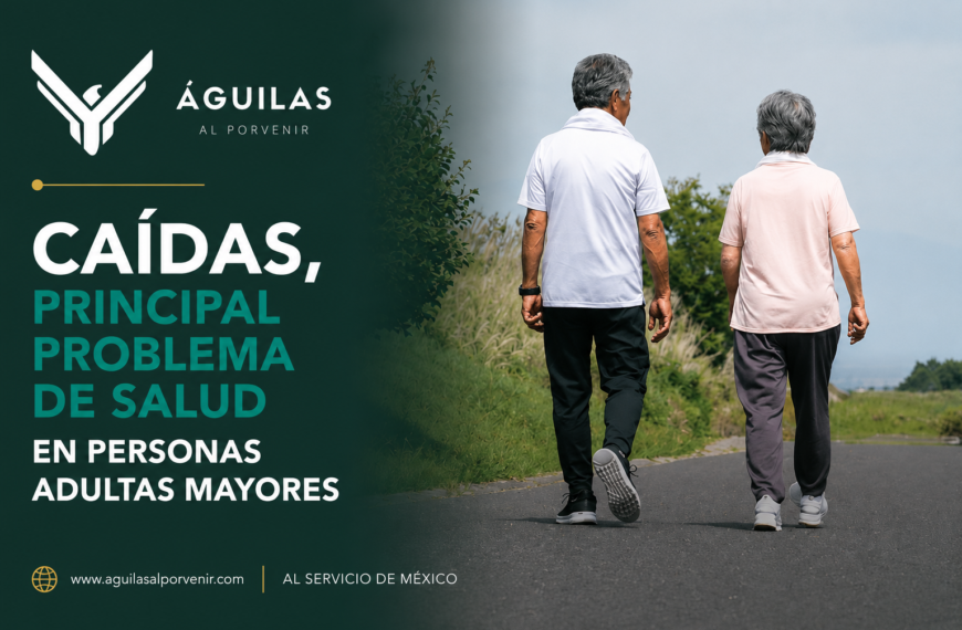 Caídas, principal problema de salud en personas adultas mayores