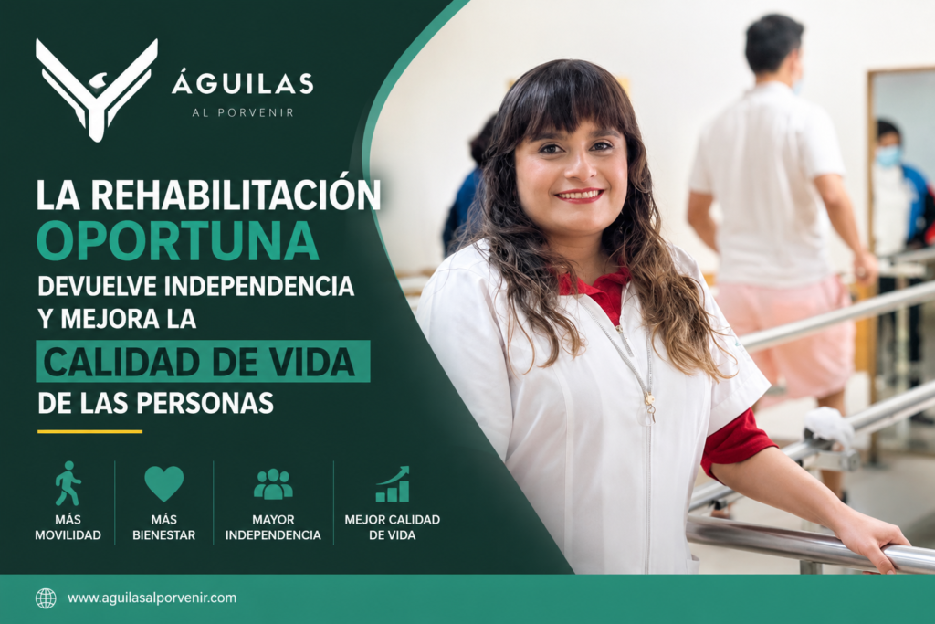 La rehabilitación oportuna devuelve independencia y mejora la calidad de vida de las personas