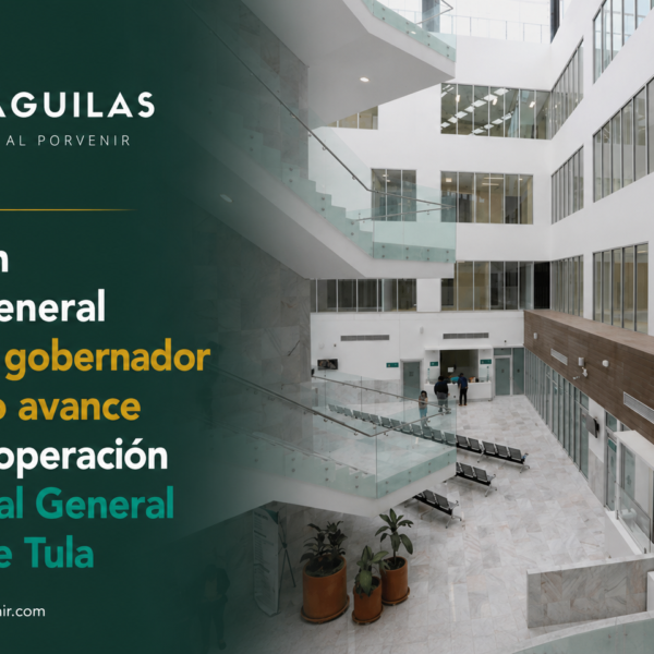 Supervisan director general del IMSS y gobernador de Hidalgo avance de obra y operación del Hospital General de Zona de Tula