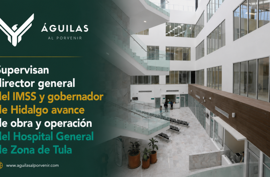 Supervisan director general del IMSS y gobernador de Hidalgo avance de obra y operación del Hospital General de Zona de Tula