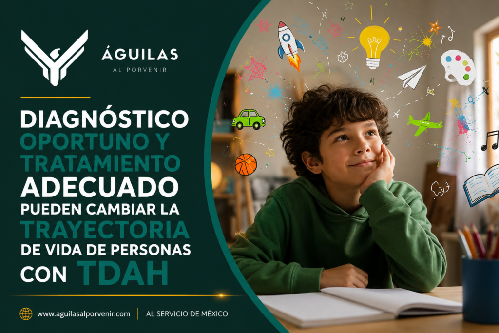 Diagnóstico oportuno y tratamiento adecuado pueden cambiar la trayectoria de vida de personas con TDAH