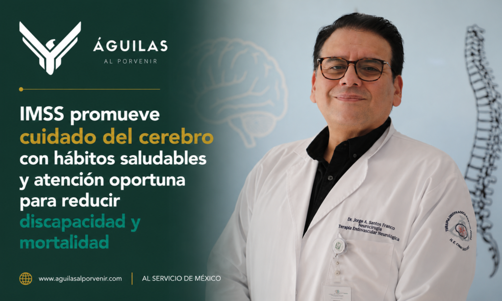 IMSS promueve cuidado del cerebro con hábitos saludables y atención oportuna para reducir discapacidad y mortalidad
