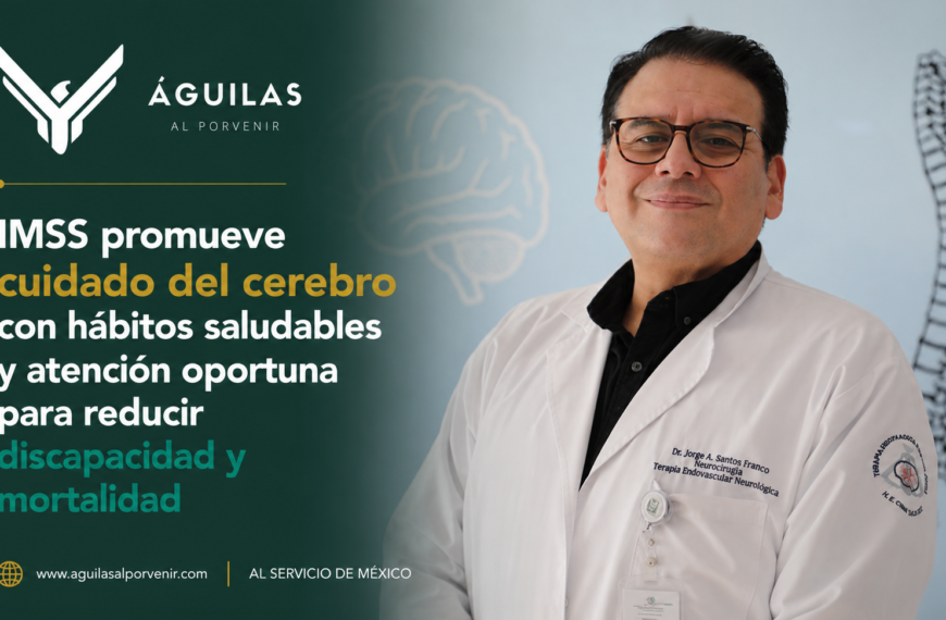 IMSS promueve cuidado del cerebro con hábitos saludables y atención oportuna para reducir discapacidad y mortalidad