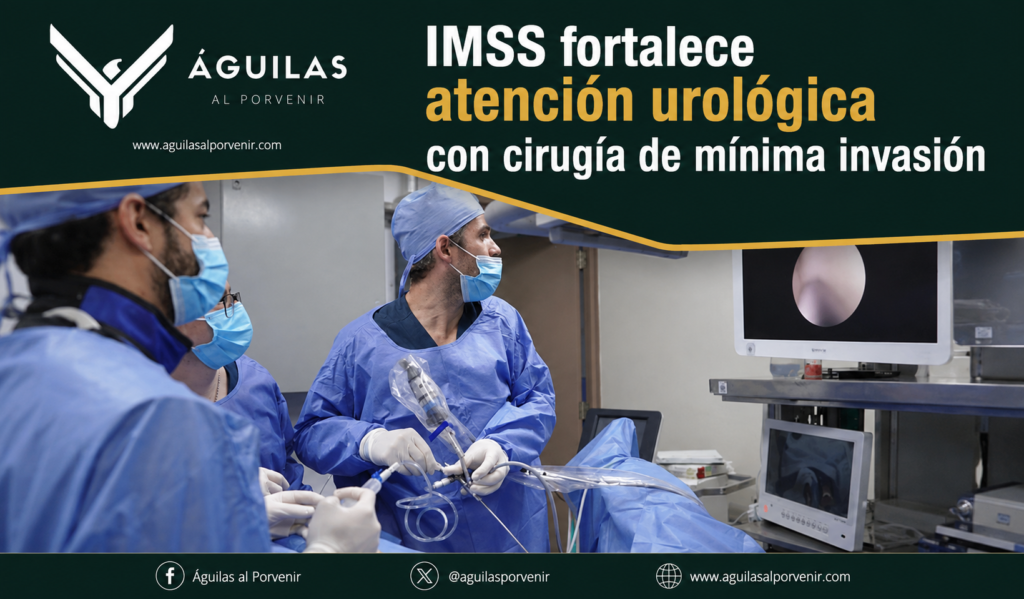 IMSS fortalece atención urológica con cirugía de mínima invasión