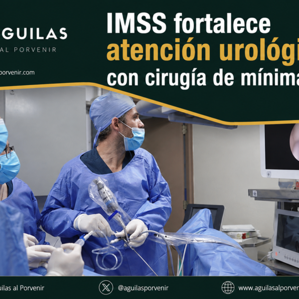 IMSS fortalece atención urológica con cirugía de mínima invasión