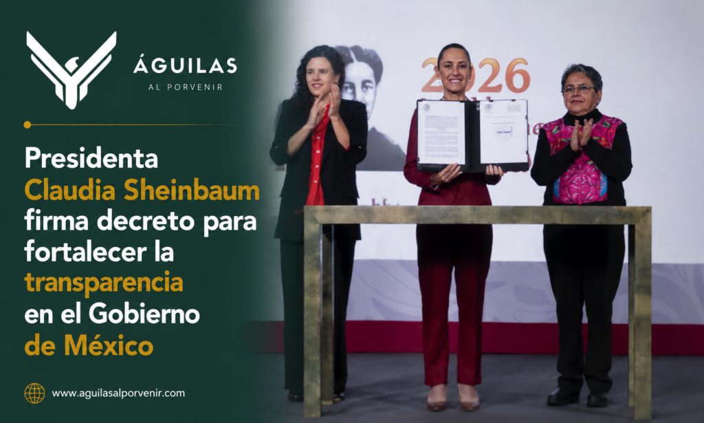 Presidenta Claudia Sheinbaum firma decreto para fortalecer la transparencia en el Gobierno de México
