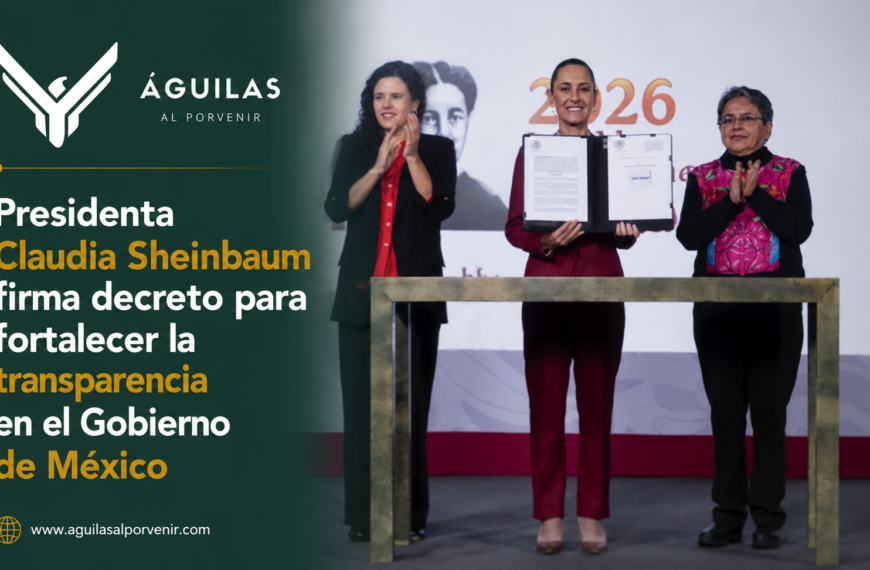 Presidenta Claudia Sheinbaum firma decreto para fortalecer la transparencia en el Gobierno de México