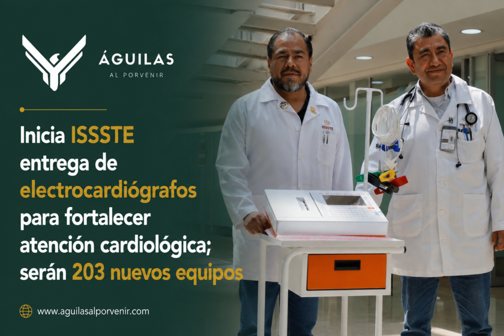 Inicia ISSSTE entrega de electrocardiógrafos para fortalecer atención cardiológica; serán 203 nuevos equipos
