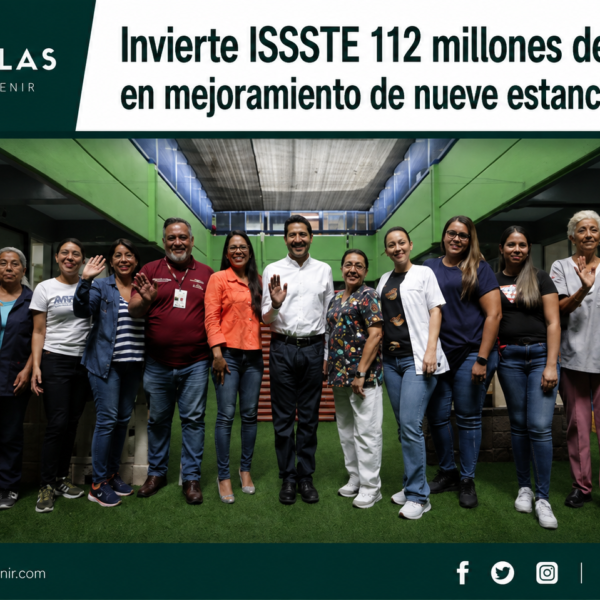 Invierte ISSSTE 112 millones de pesos en mejoramiento de nueve estancias infantiles