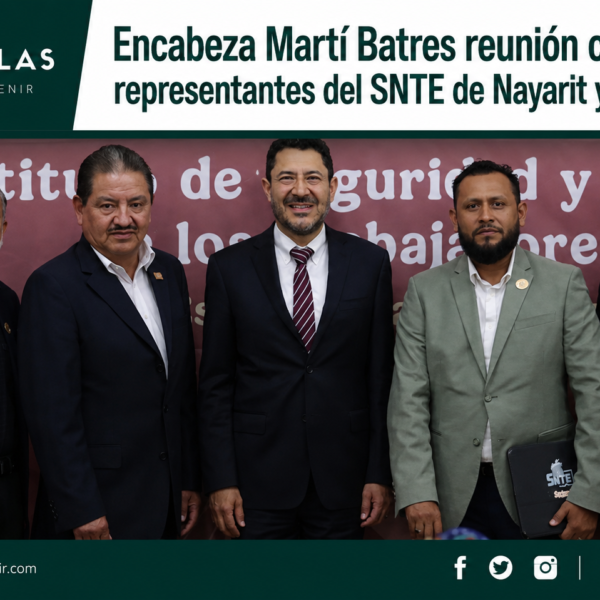 Encabeza Martí Batres reunión con representantes del SNTE de Nayarit y Quintana Roo