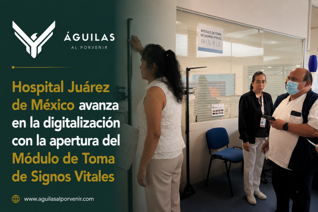 Hospital Juárez de México avanza en la digitalización con la apertura del Módulo de Toma de Signos Vitales