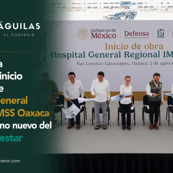 Presidenta encabeza inicio de obra de Hospital General Regional IMSS Oaxaca y anuncia uno nuevo del IMSS Bienestar