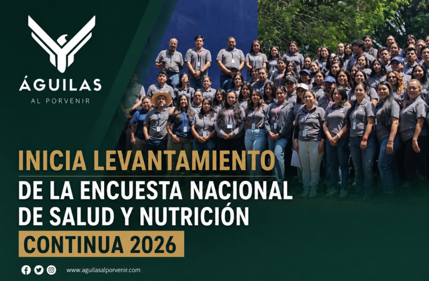 Inicia levantamiento de la Encuesta Nacional de Salud y Nutrición Continua 2026