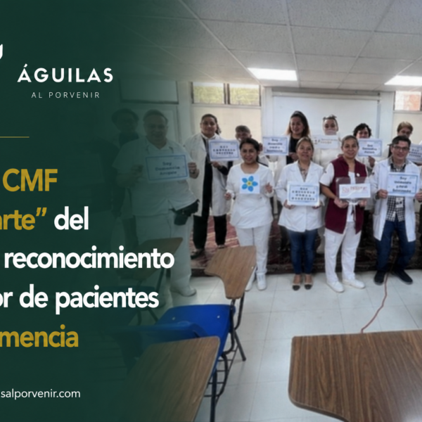 Recibe CMF “Narvarte” del ISSSTE reconocimiento en favor de pacientes con demencia
