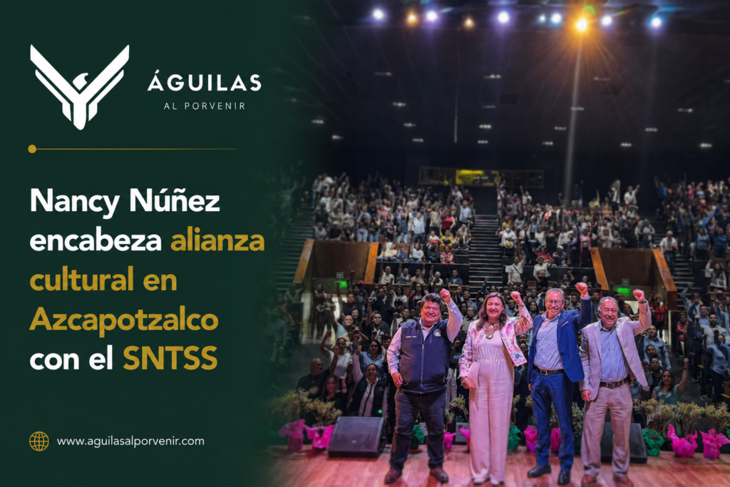 Nancy Núñez encabeza alianza cultural en Azcapotzalco con el SNTSS