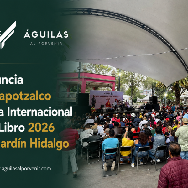 Anuncia Azcapotzalco Feria Internacional del Libro 2026 en Jardín Hidalgo