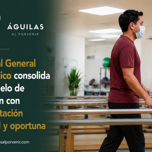 Hospital General de México consolida un modelo de atención con rehabilitación integral y oportuna