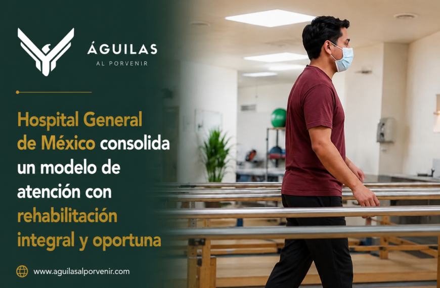 Hospital General de México consolida un modelo de atención con rehabilitación integral y oportuna