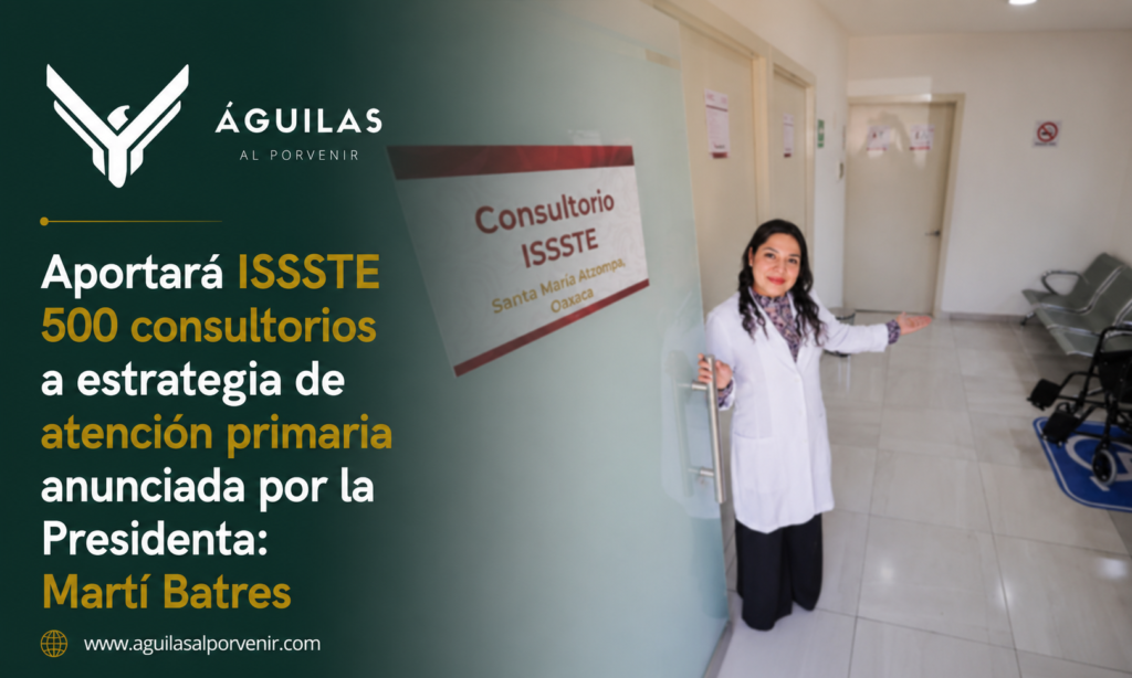 Aportará ISSSTE 500 consultorios a estrategia de atención primaria anunciada por la Presidenta: Martí Batres