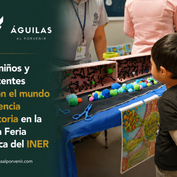Niñas, niños y adolescentes exploran el mundo de la ciencia respiratoria en la primera Feria Científica del INER