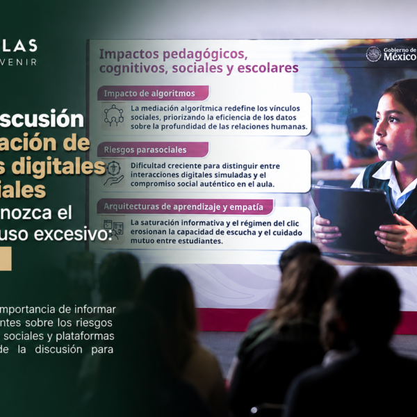Continúa discusión sobre regulación de plataformas digitales y redes sociales para que se conozca el impacto de su uso excesivo: presidenta