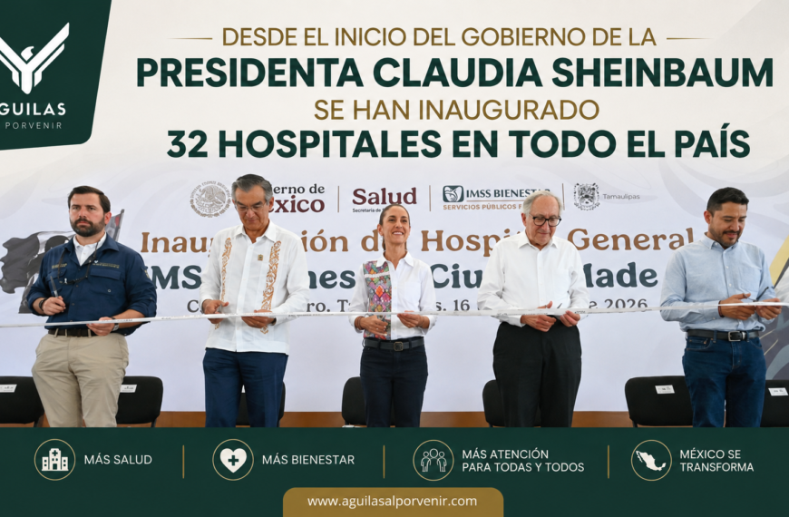 Desde el inicio del gobierno de la presidenta Claudia Sheinbaum se han inaugurado 32 hospitales en todo el país
