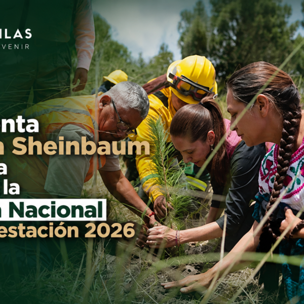 Presidenta Claudia Sheinbaum encabeza inicio de la Jornada Nacional de Reforestación 2026