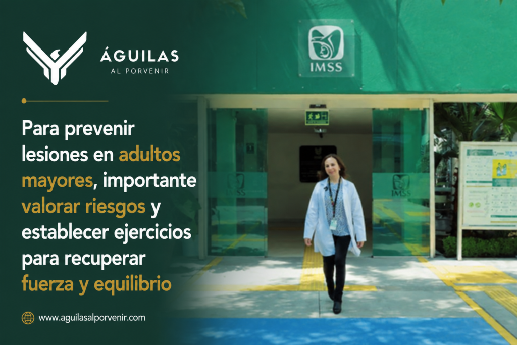 Para prevenir lesiones en adultos mayores, importante valorar riesgos y establecer ejercicios para recuperar fuerza y equilibrio