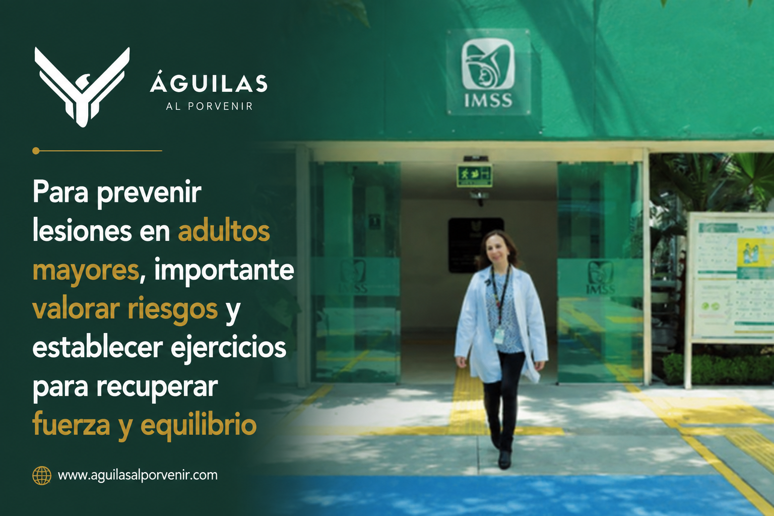 Para prevenir lesiones en adultos mayores, importante valorar riesgos y establecer ejercicios para recuperar fuerza y equilibrio