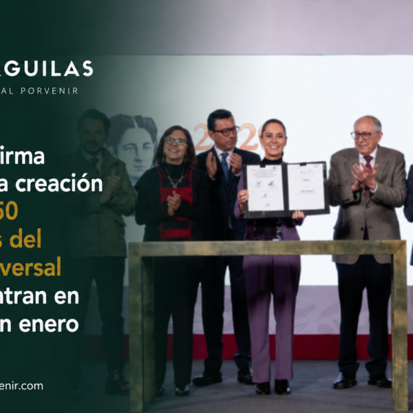 Presidenta firma decreto para creación de 12 mil 750 consultorios del Servicio Universal de Salud; entran en operación en enero de 2027