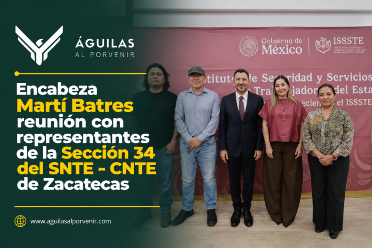 Encabeza Martí Batres reunión con representantes de la Sección 34 del SNTE – CNTE de Zacatecas
