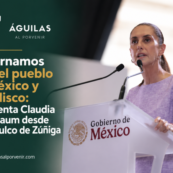 Gobernamos para el pueblo de México y de Jalisco: presidenta Claudia Sheinbaum desde Tlajomulco de Zúñiga