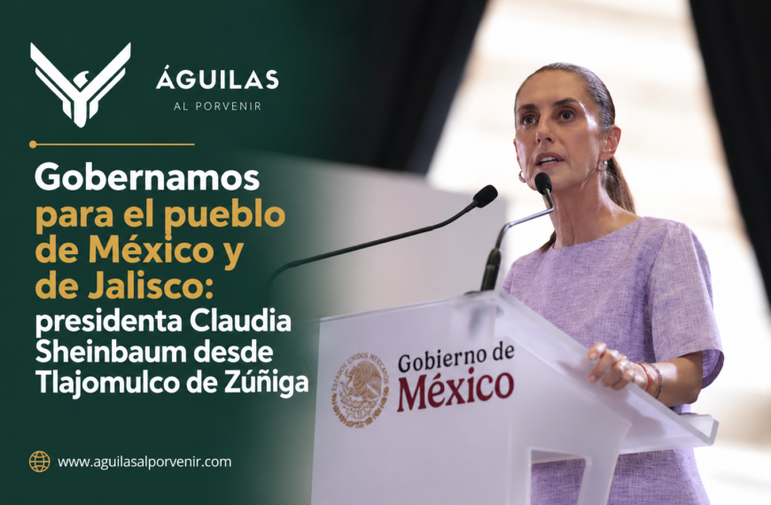 Gobernamos para el pueblo de México y de Jalisco: presidenta Claudia Sheinbaum desde Tlajomulco de Zúñiga