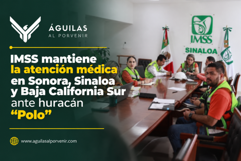 IMSS mantiene la atención médica en Sonora, Sinaloa y Baja California Sur ante huracán “Polo”