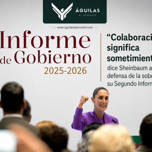 “Colaboración no significa sometimiento”, dice Sheinbaum al reiterar defensa de la soberanía en su Segundo Informe