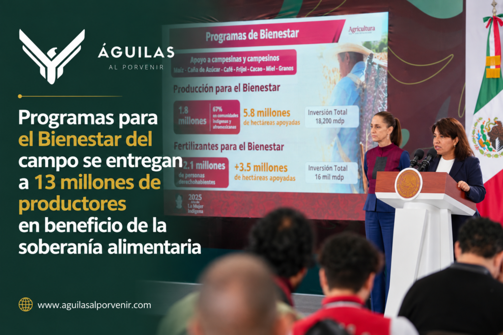 Programas para el Bienestar del campo se entregan a 13 millones de productores en beneficio de la soberanía alimentaria