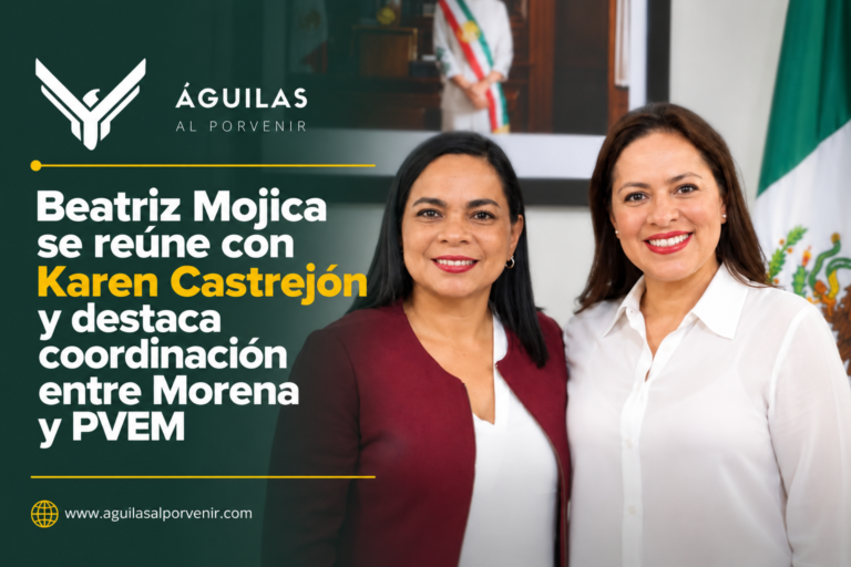 Beatriz Mojica se reúne con Karen Castrejón y destaca coordinación entre Morena y PVEM